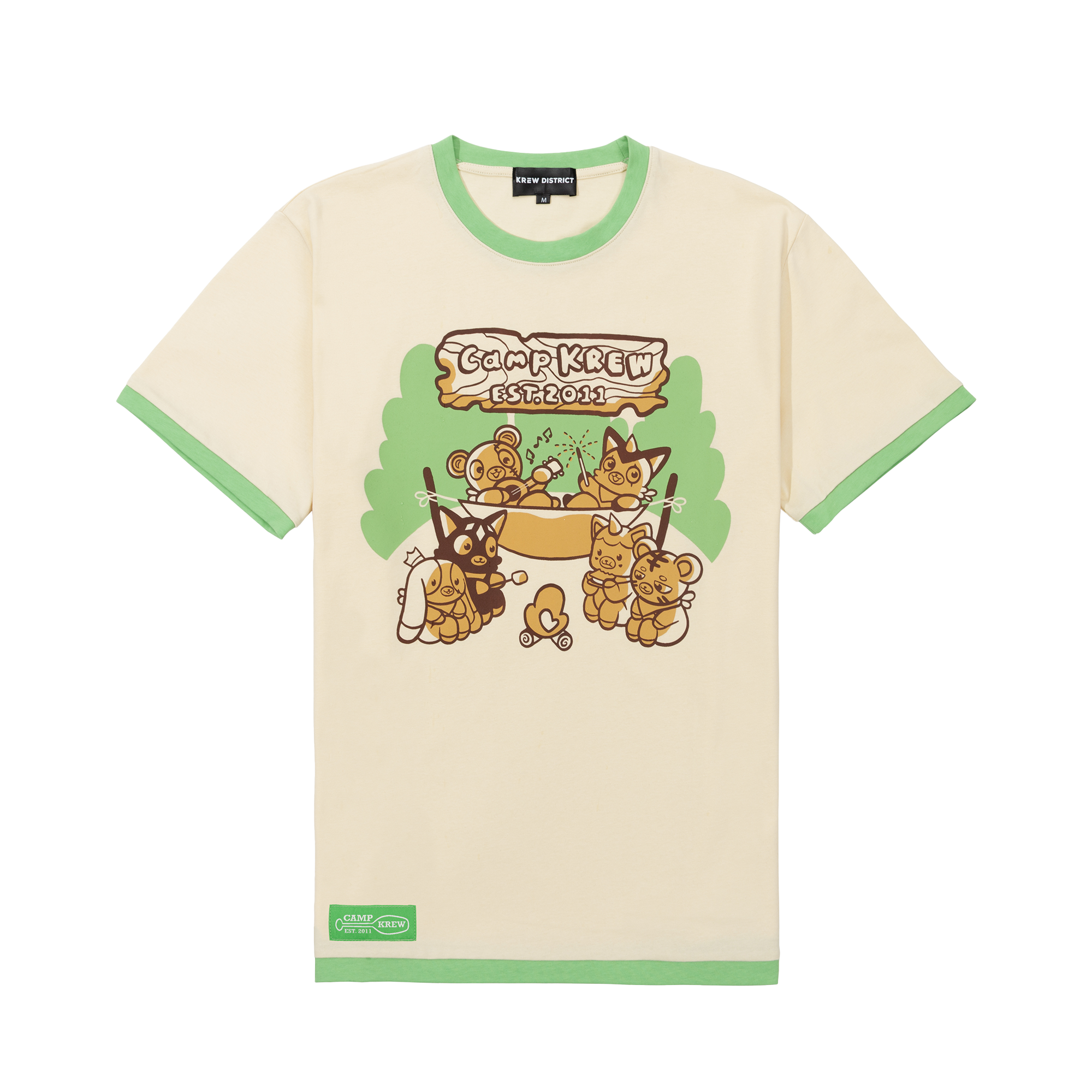 Camp KREW Ringer Tee – KREW DISTRICT