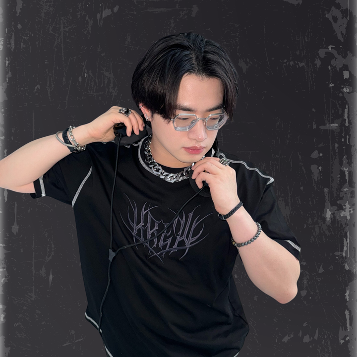 KREW2K Contrast Oversized Tee