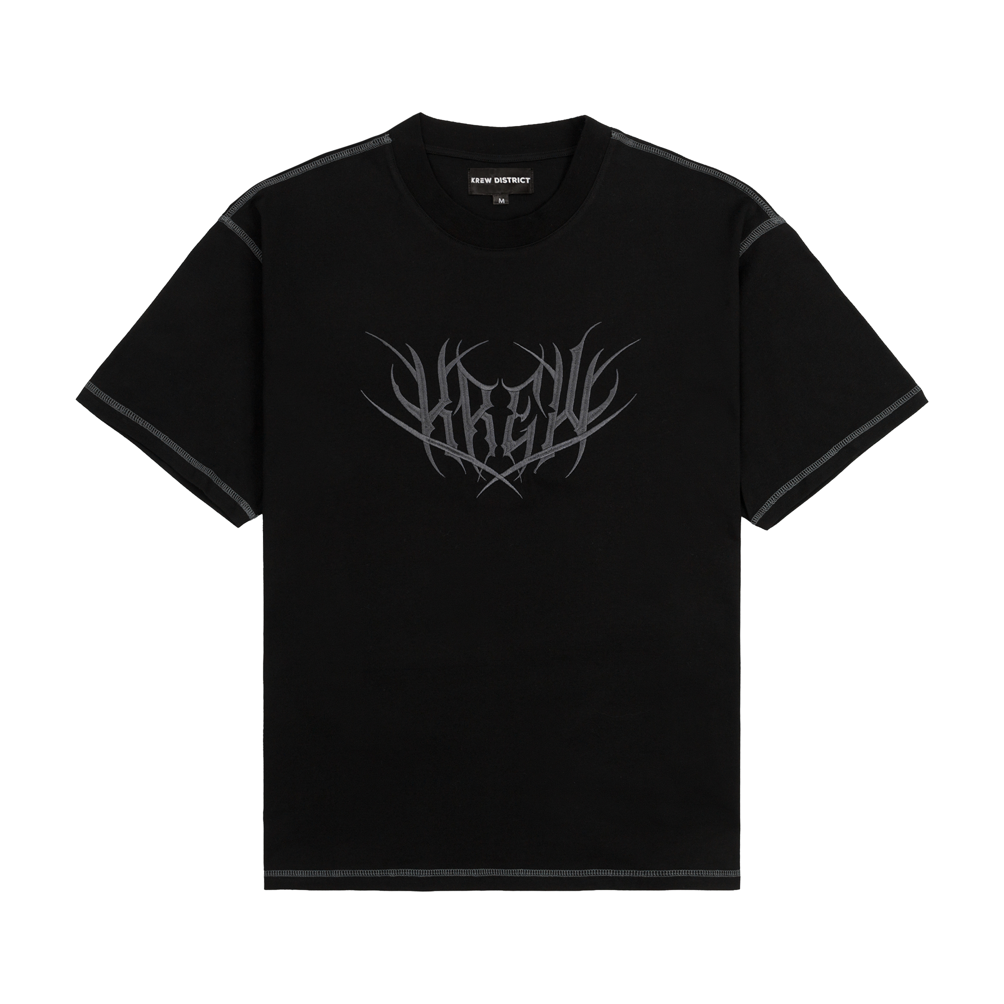KREW2K Contrast Oversized Tee – KREW DISTRICT