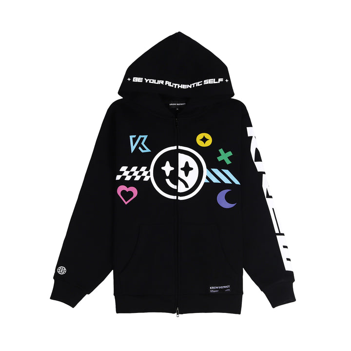 AUTHENTIC ZIP UP HOODIE