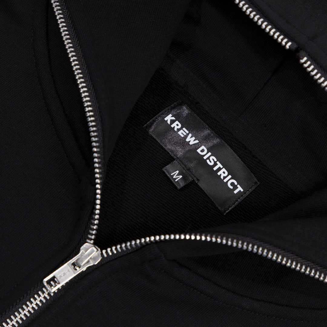 KREW2K Rhinestone Zip-Up Hoodie