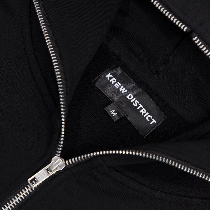 KREW2K Rhinestone Zip-Up Hoodie