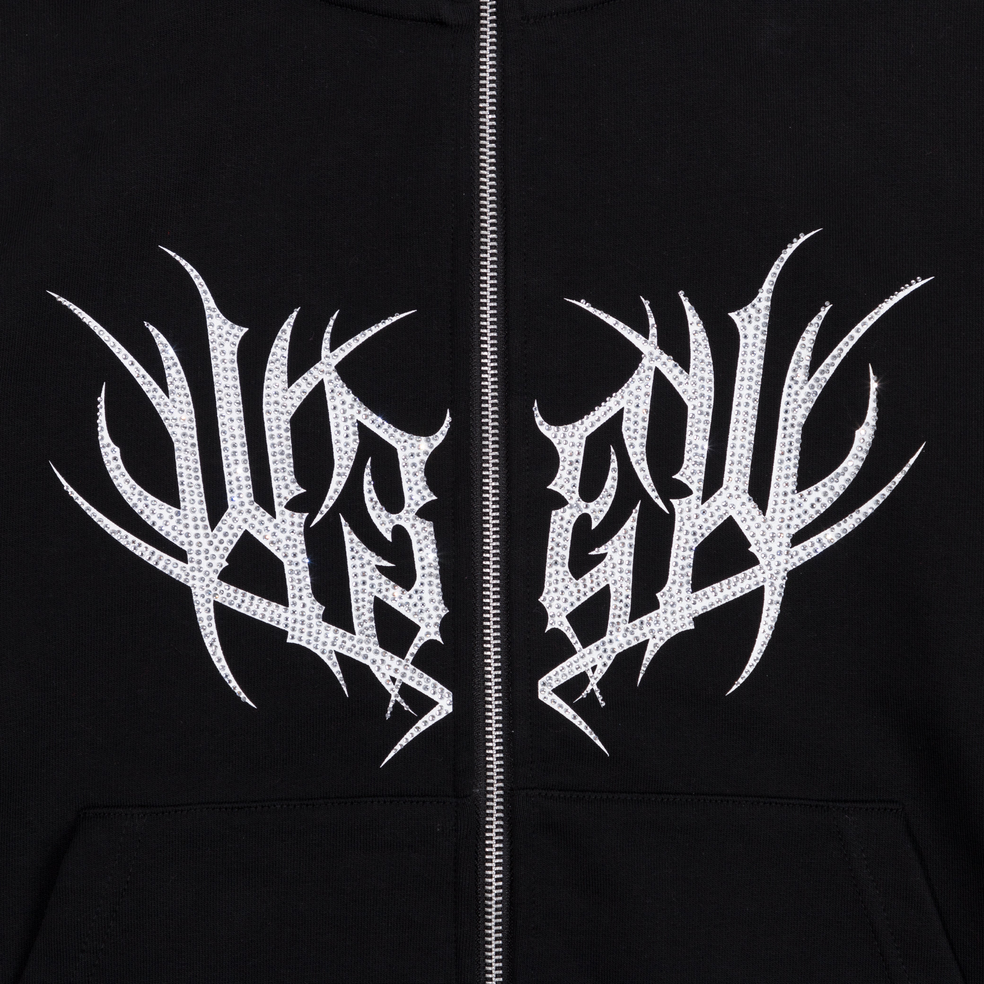 KREW2K Rhinestone Zip-Up Hoodie – KREW DISTRICT