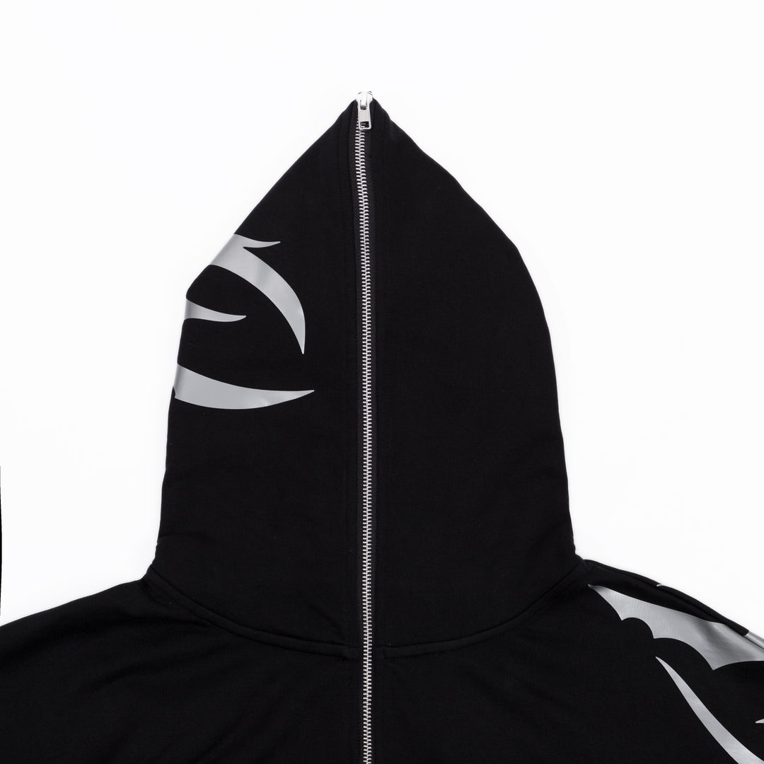 KREW2K Rhinestone Zip-Up Hoodie