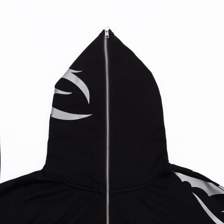 KREW2K Rhinestone Zip-Up Hoodie