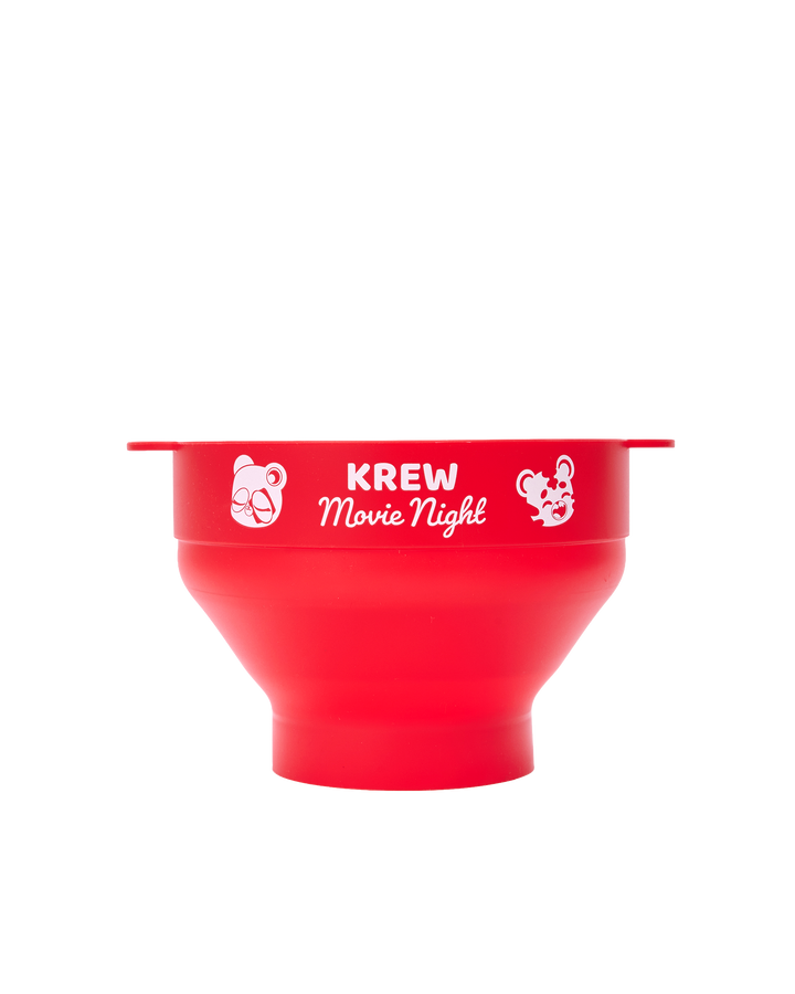 KREW Popcorn Party Bowl