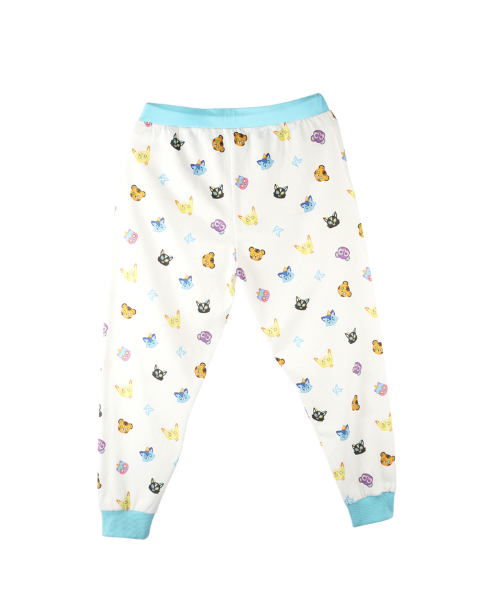 All Over Teddy Pattern Joggers