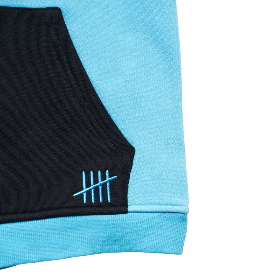 COLOR BLOCK ME HOODIE - BLUE