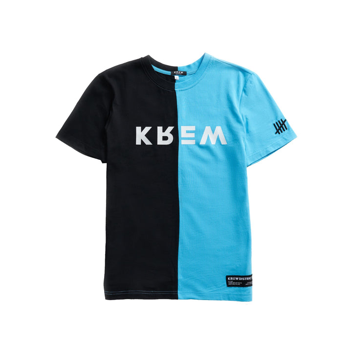 COLOR BLOCK ME TEE - BLUE