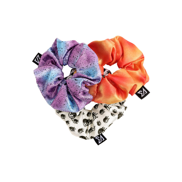 GRAFFITI SCRUNCHIES - 3 PACK