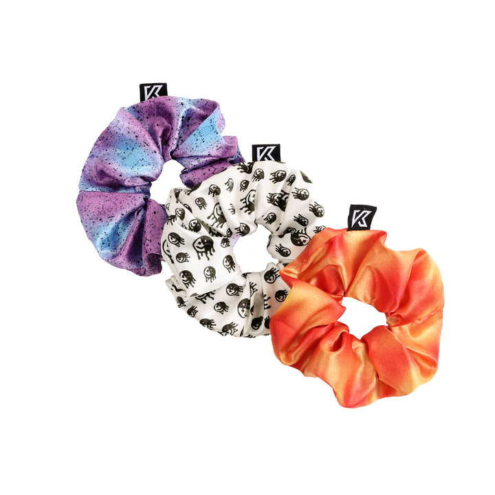 GRAFFITI SCRUNCHIES - 3 PACK