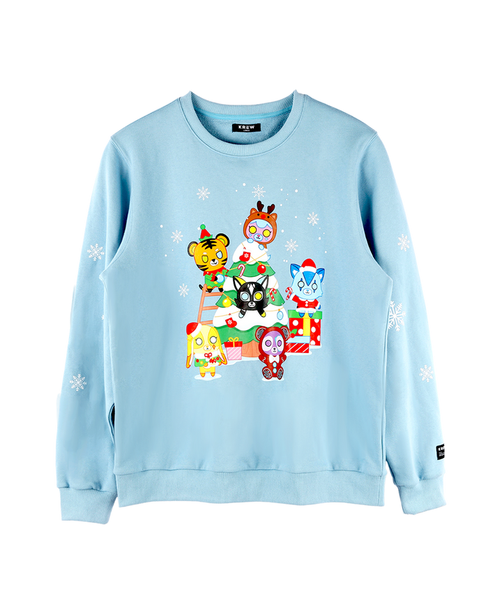 HOLIDAY TEDDY COZY CREWNECK
