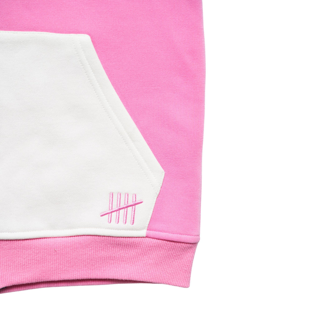 COLOR BLOCK ME HOODIE - PINK