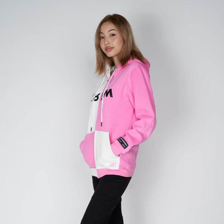 COLOR BLOCK ME HOODIE - PINK