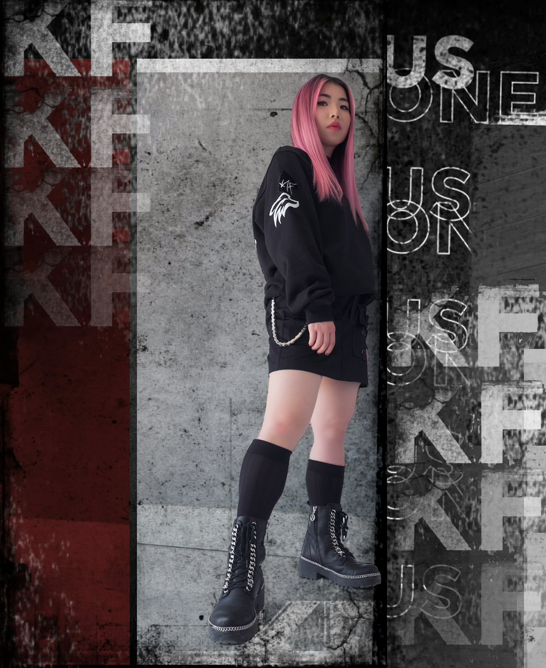 KREW District One Of Us Crewneck Sweatshirt